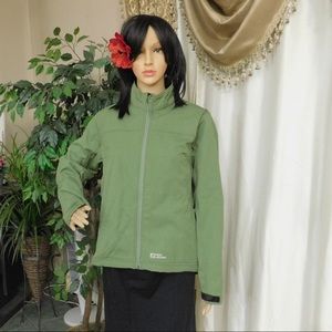 Light Green Jacket -Water Repelling - Fleece Linen
